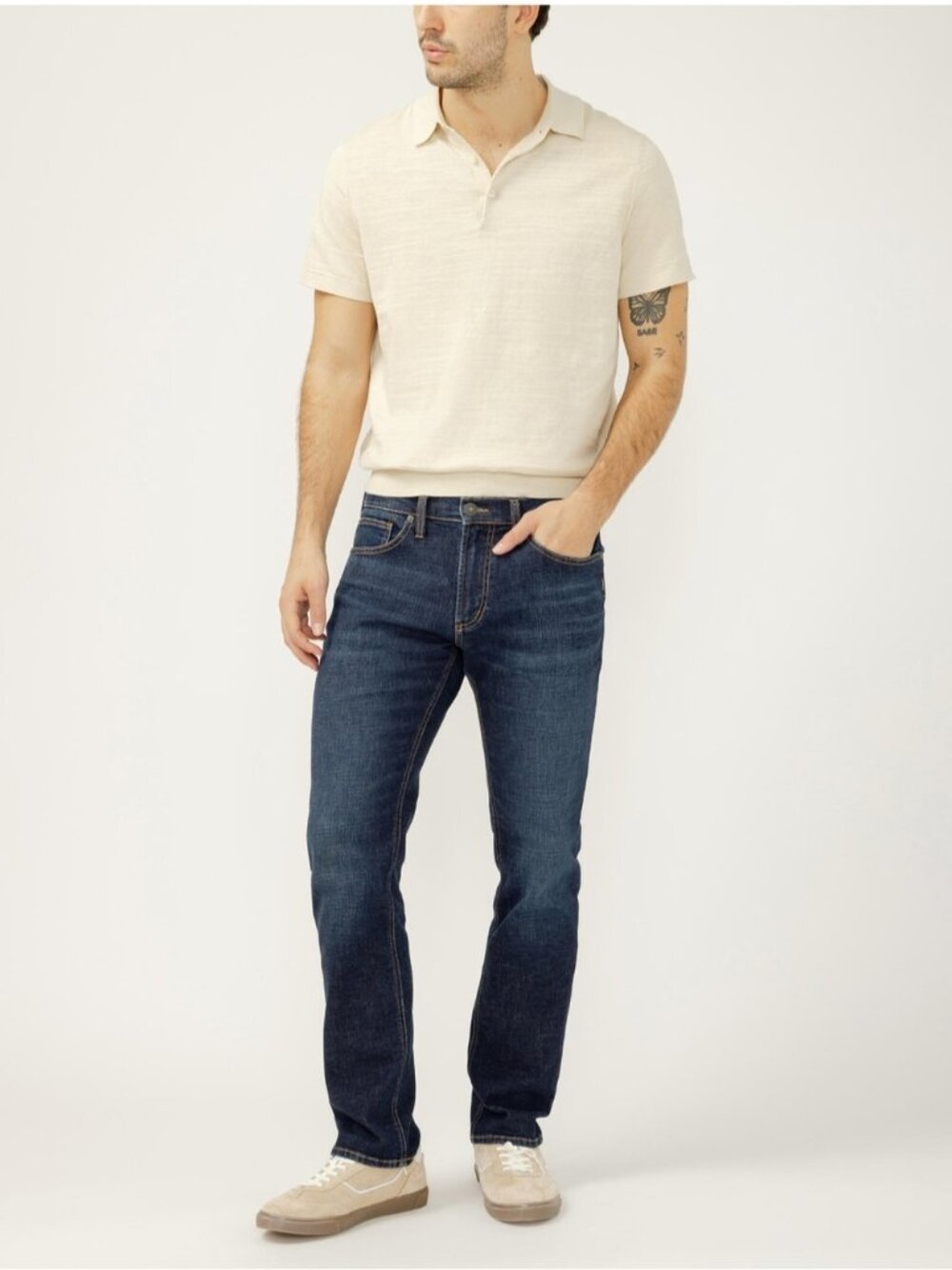 Silver Jeans Men’s Allan size 32x30 Slim Fit Dark Wash Denim Stretch Western